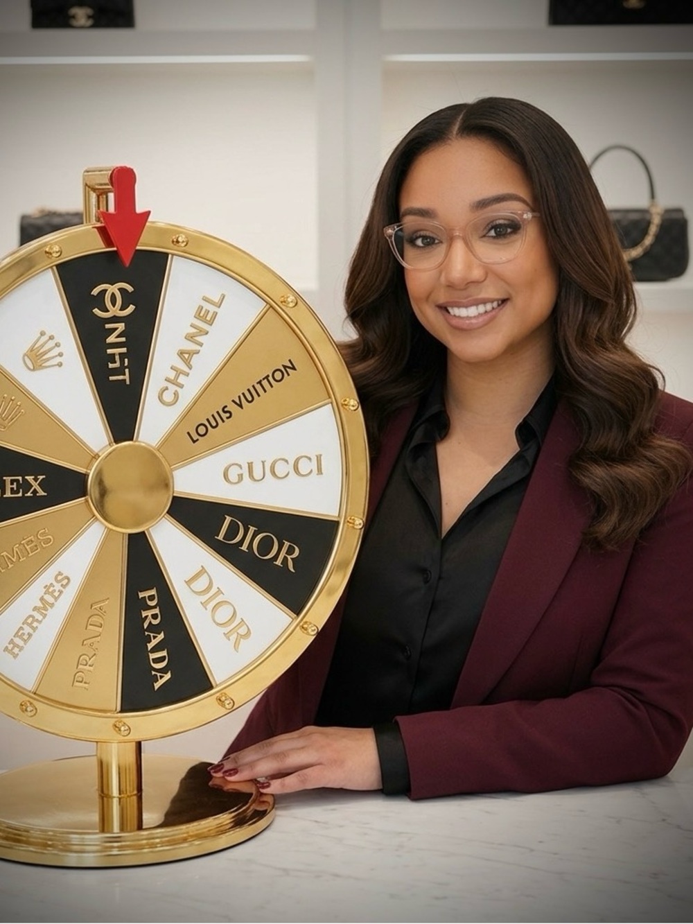 The Wheel of Luxe & Designer - Want A Spin?!